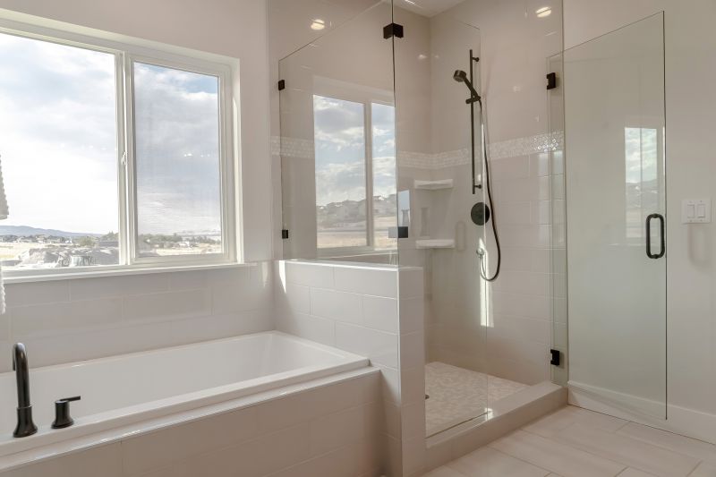Modern Bathtub with Fixtures