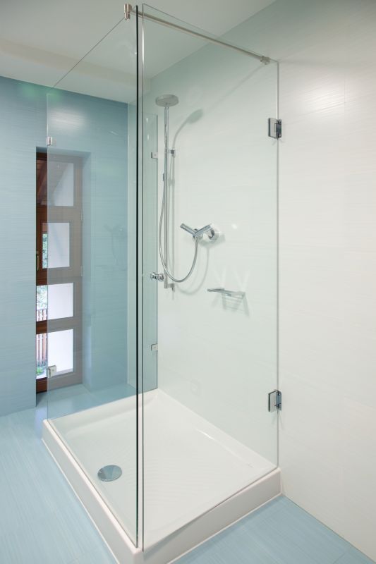 Rainfall Showerhead in Modern Bathroom